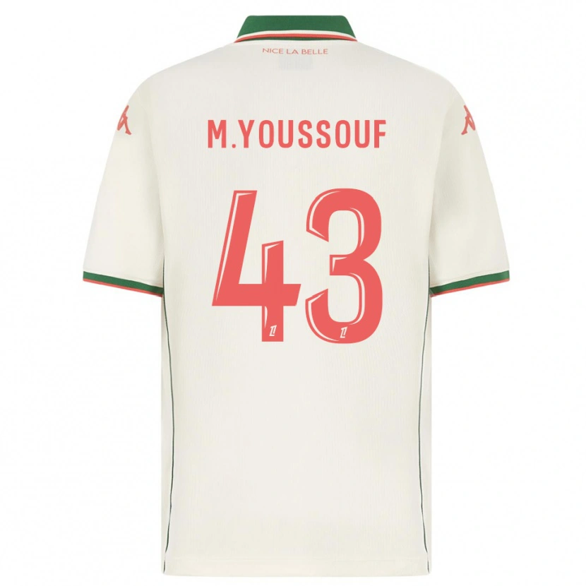 Danxen Men Mousslim Youssouf #43 White Green Away Jersey 2025/26 T-Shirt