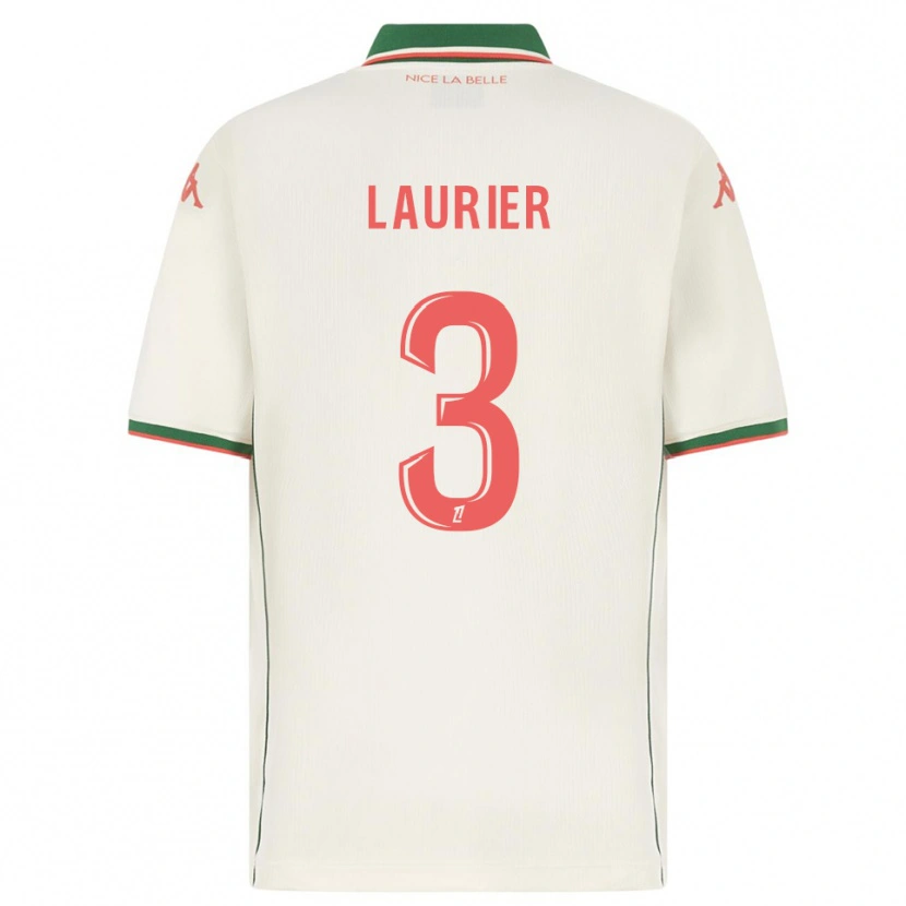 Danxen Men Estelle Laurier #3 White Green Away Jersey 2025/26 T-Shirt