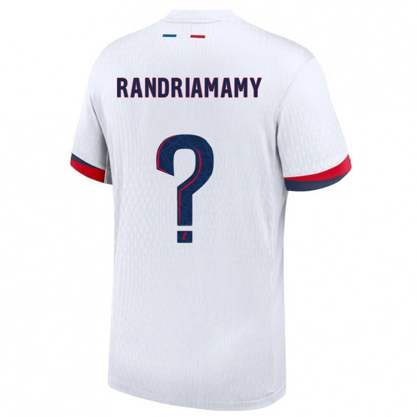 Danxen Men Mathyas Randriamamy #0 White Red Away Jersey 2025/26 T-Shirt