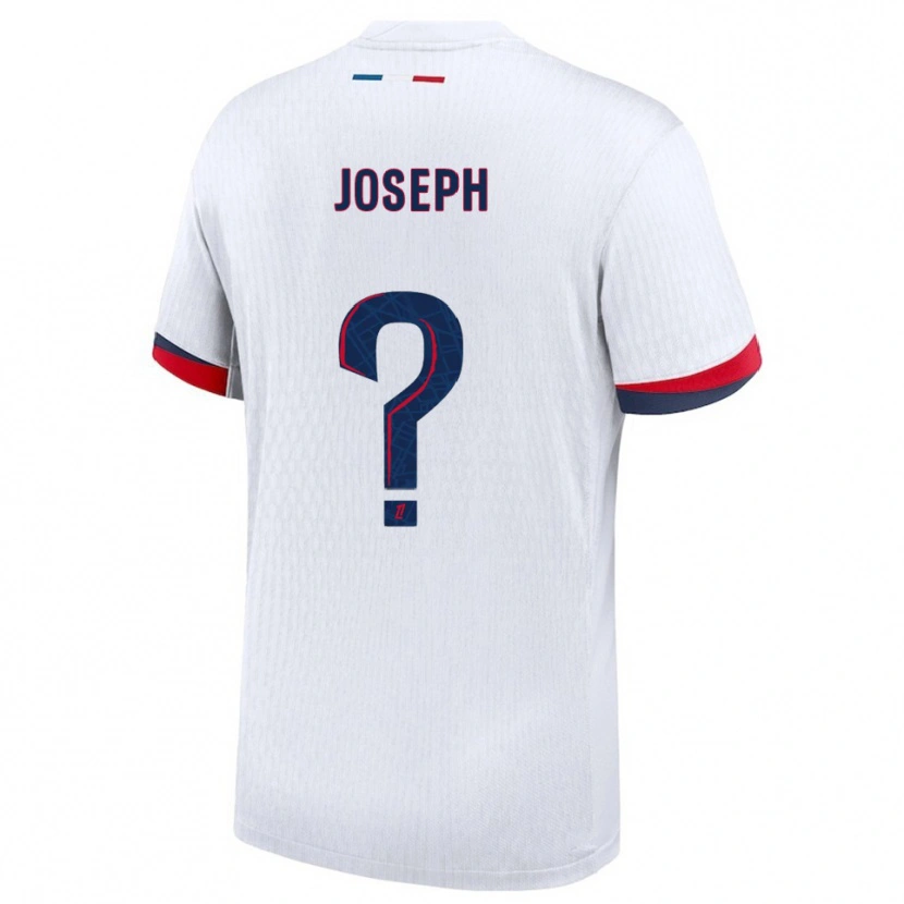 Danxen Men Amelie Joseph #0 White Red Away Jersey 2025/26 T-Shirt