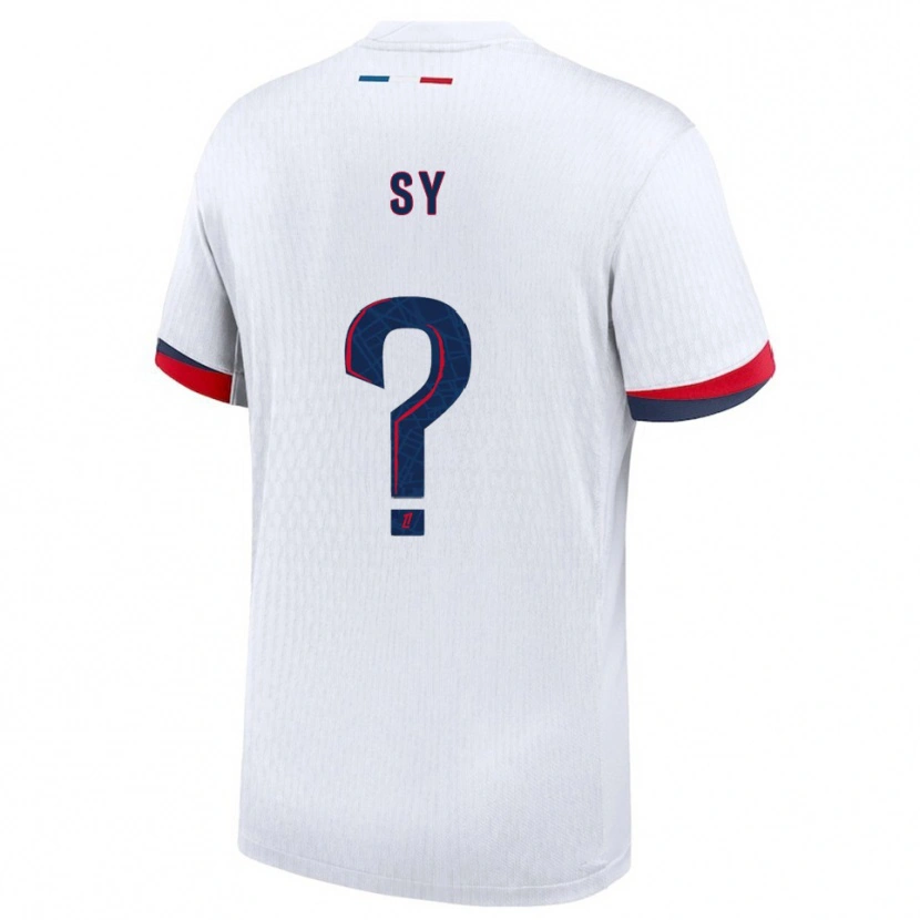 Danxen Men Bocar Sy #0 White Red Away Jersey 2025/26 T-Shirt