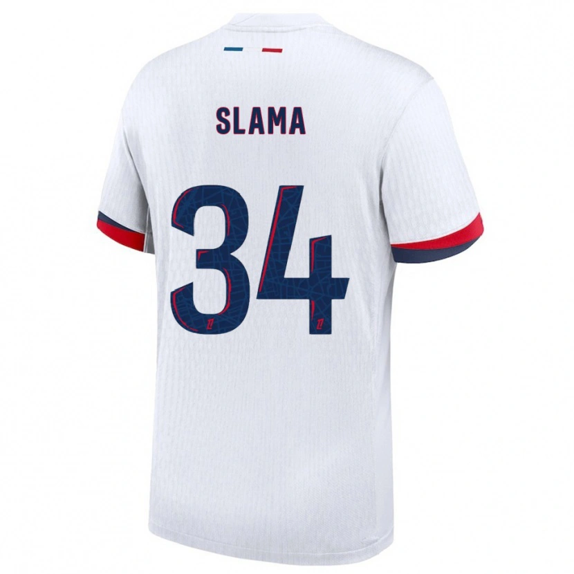 Danxen Men Wassim Slama #34 White Red Away Jersey 2025/26 T-Shirt