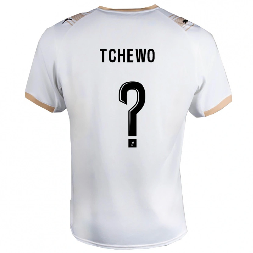 Danxen Men Ryan Tchapda Tchewo #0 White Black Away Jersey 2025/26 T-Shirt