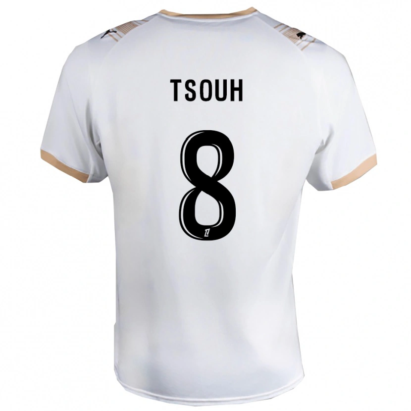 Danxen Men Justin Tsouh #8 White Black Away Jersey 2025/26 T-Shirt