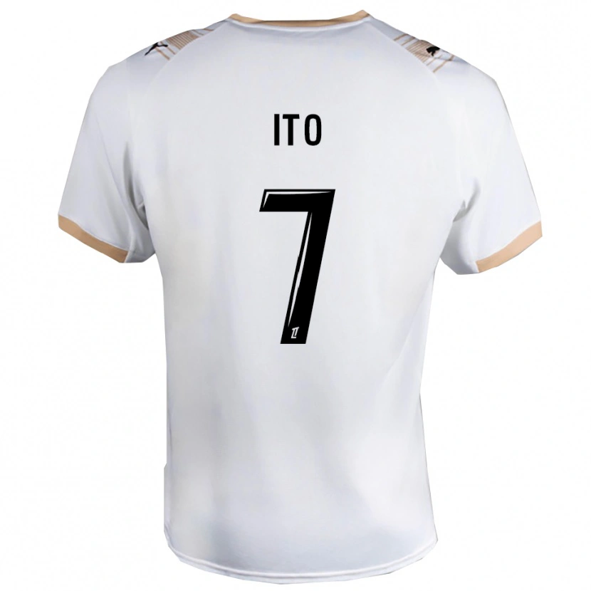 Danxen Men Junya Ito #7 White Black Away Jersey 2025/26 T-Shirt