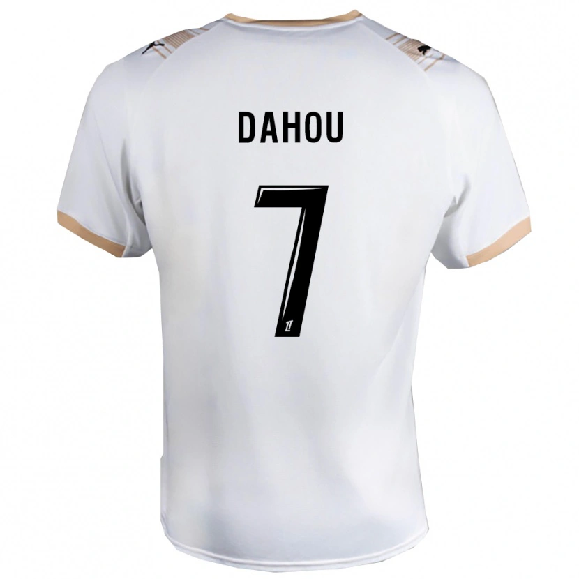 Danxen Men Erwan Dahou #7 White Black Away Jersey 2025/26 T-Shirt