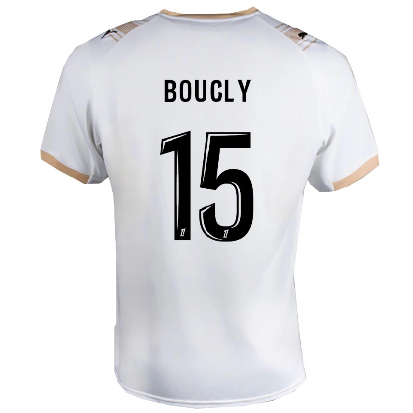 Danxen Men Maïté Boucly #15 White Black Away Jersey 2025/26 T-Shirt