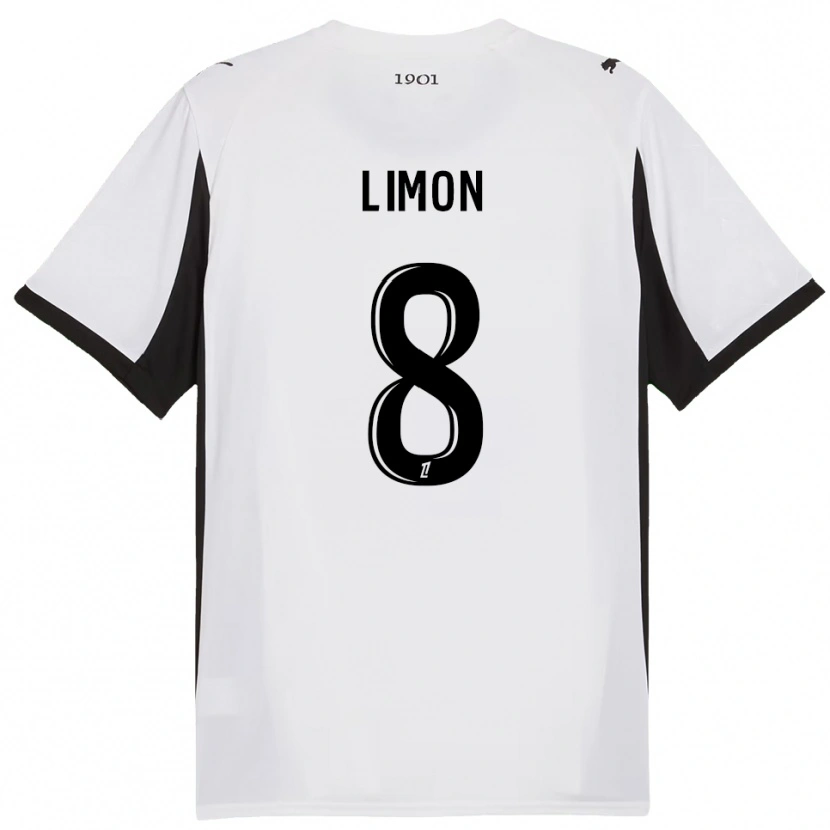 Danxen Men Paolo Limon #8 White Black Away Jersey 2025/26 T-Shirt
