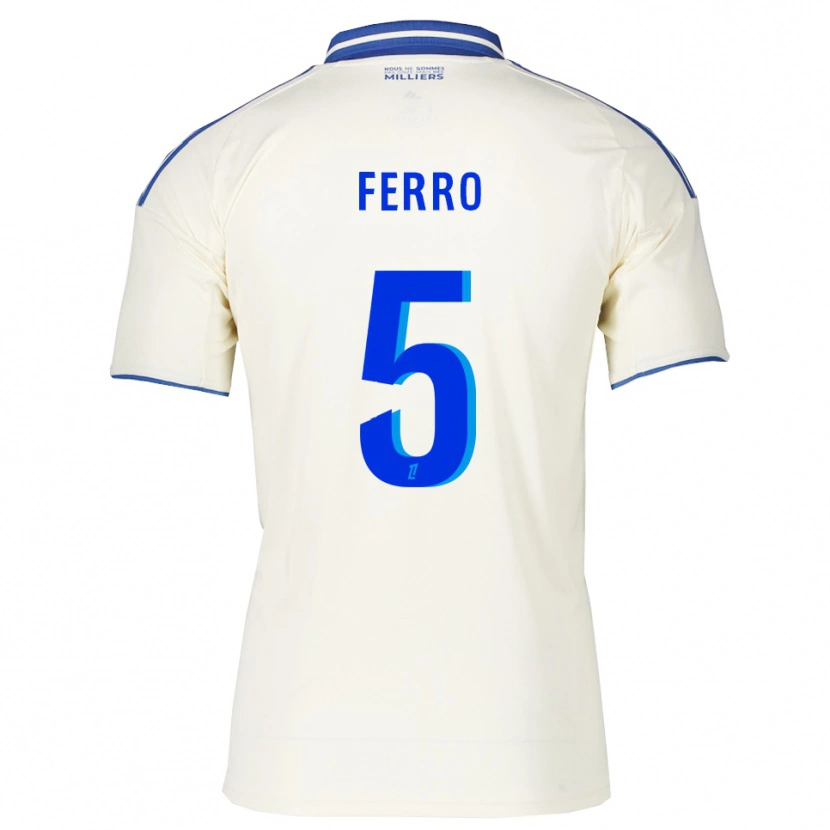 Danxen Men Nolan Ferro #5 Champagne Blue Away Jersey 2025/26 T-Shirt