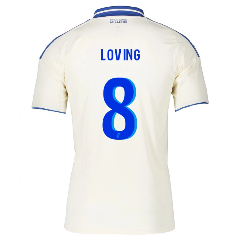 Danxen Men Emma Loving #8 Champagne Blue Away Jersey 2025/26 T-Shirt