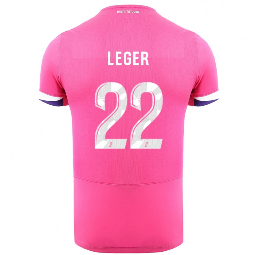 Danxen Men Christelle Léger #22 Pink White Away Jersey 2025/26 T-Shirt