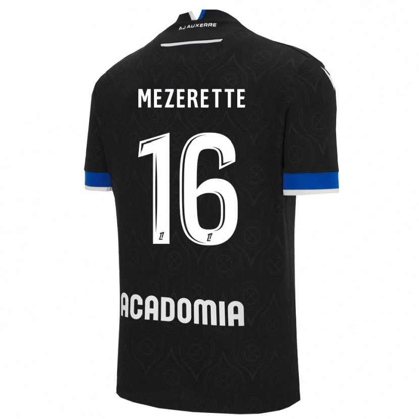 Danxen Men Louis Mezerette #16 Black White Away Jersey 2025/26 T-Shirt