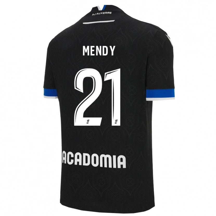 Danxen Men Tony Mendy #21 Black White Away Jersey 2025/26 T-Shirt