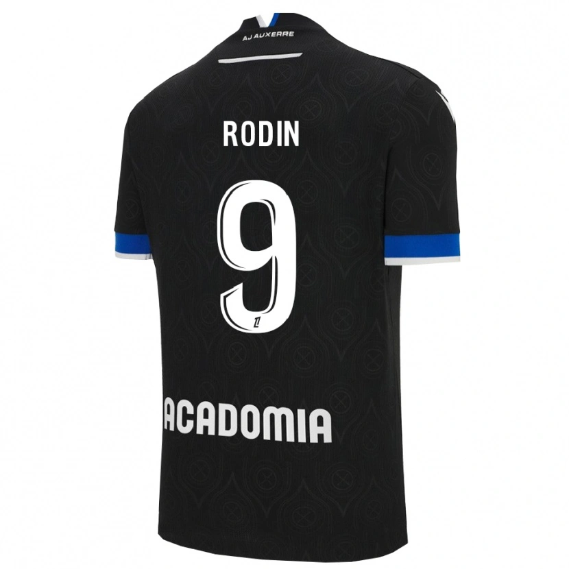 Danxen Men Ryan Rodin #9 Black White Away Jersey 2025/26 T-Shirt