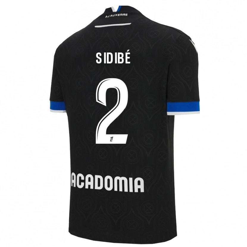 Danxen Men Ismaël Sidibé #2 Black White Away Jersey 2025/26 T-Shirt