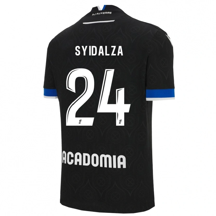 Danxen Men Denelzo Syidalza #24 Black White Away Jersey 2025/26 T-Shirt