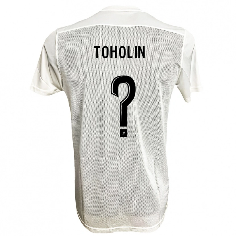 Danxen Men Haris Toholin #0 Black White Away Jersey 2025/26 T-Shirt