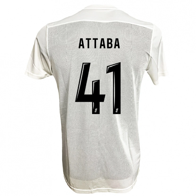 Danxen Men Sofian Attaba #41 Black White Away Jersey 2025/26 T-Shirt