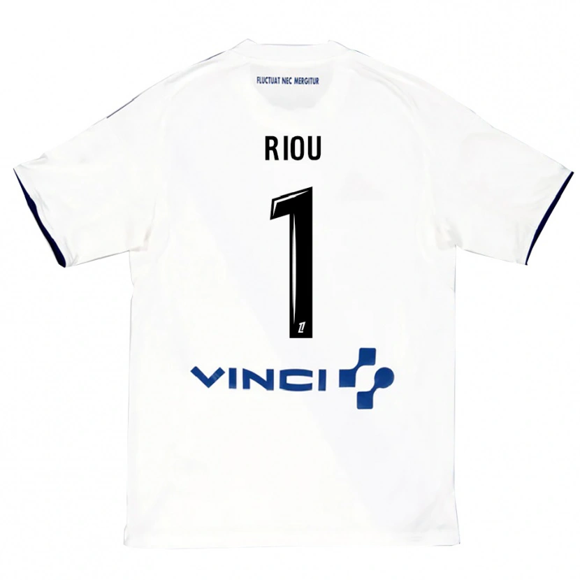 Danxen Men Rémy Riou #1 White Blue Away Jersey 2025/26 T-Shirt