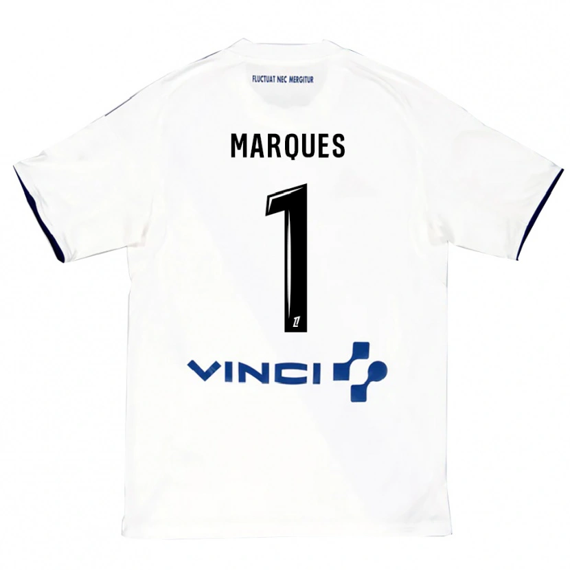 Danxen Men Inès Marques #1 White Blue Away Jersey 2025/26 T-Shirt
