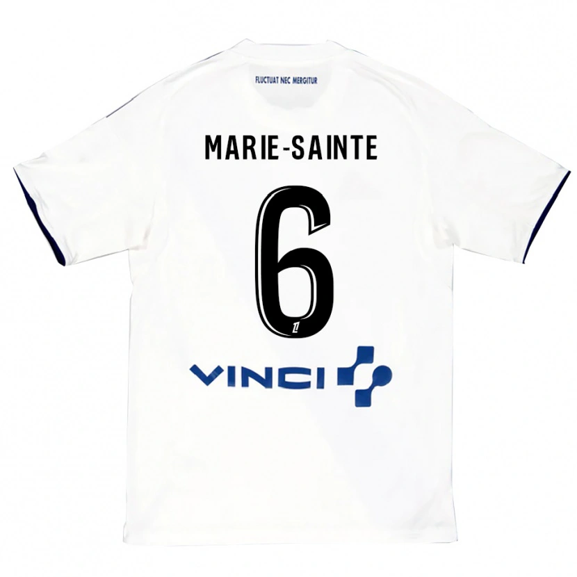 Danxen Men Andrew Marie-Sainte #6 White Blue Away Jersey 2025/26 T-Shirt