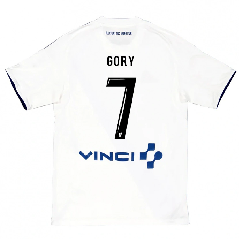 Danxen Men Alimami Gory #7 White Blue Away Jersey 2025/26 T-Shirt