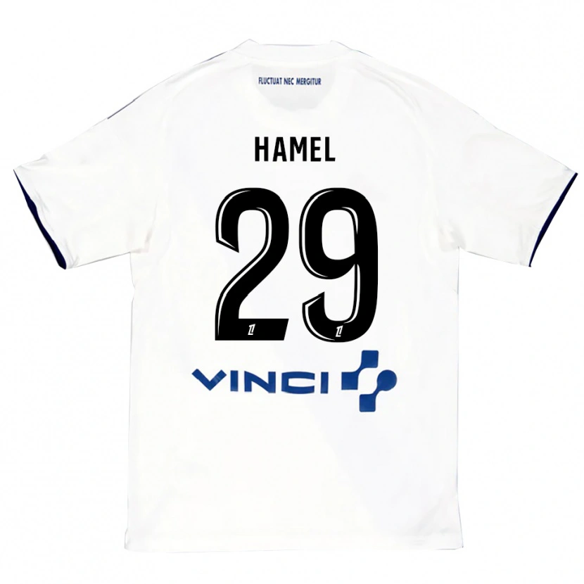 Danxen Men Pierre-Yves Hamel #29 White Blue Away Jersey 2025/26 T-Shirt