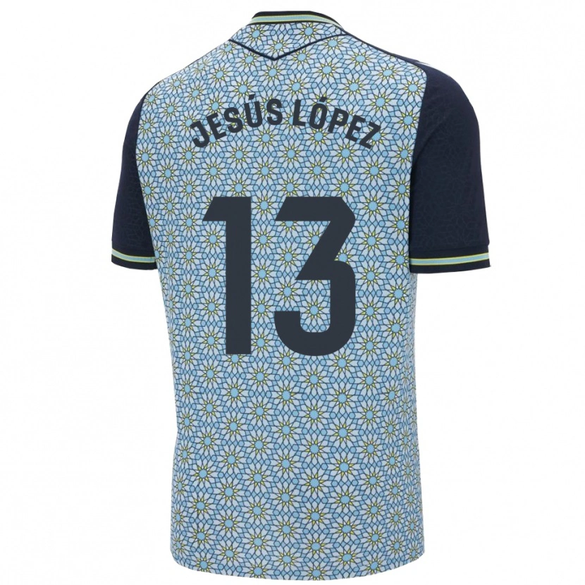 Danxen Men Jesús López #13 Blue Navy Away Jersey 2025/26 T-Shirt