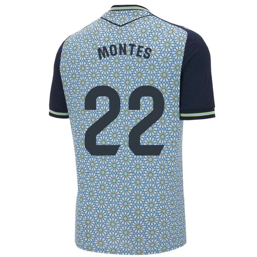 Danxen Men César Montes #22 Blue Navy Away Jersey 2025/26 T-Shirt
