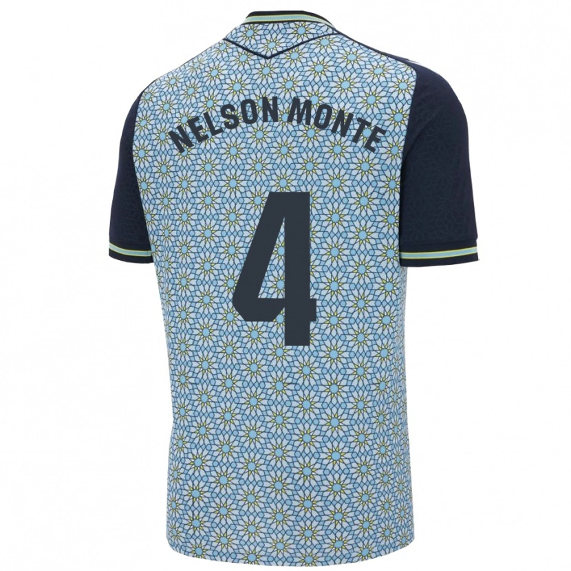 Danxen Men Nélson Monte #4 Blue Navy Away Jersey 2025/26 T-Shirt