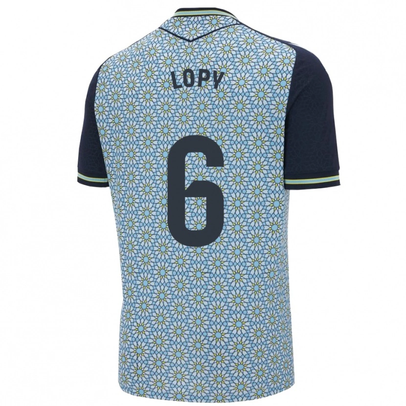 Danxen Men Dion Lopy #6 Blue Navy Away Jersey 2025/26 T-Shirt