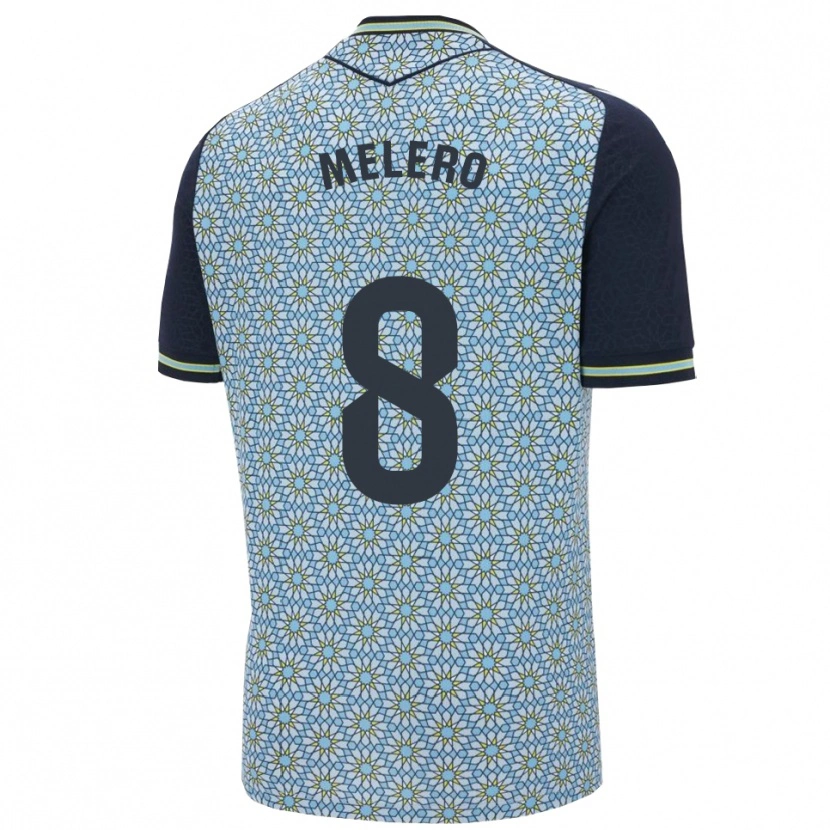Danxen Men Gonzalo Melero #8 Blue Navy Away Jersey 2025/26 T-Shirt