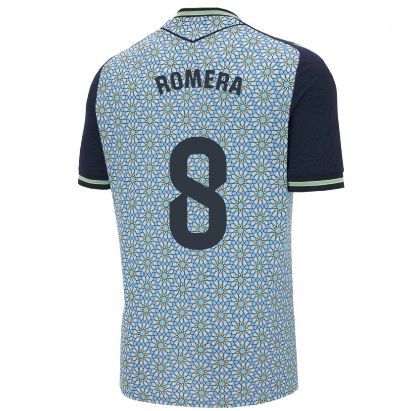 Danxen Men Miguel Romera #8 Blue Navy Away Jersey 2025/26 T-Shirt