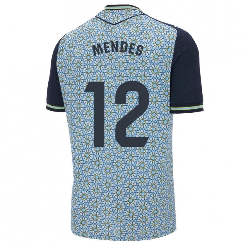Danxen Men Alex Mendes #12 Blue Navy Away Jersey 2025/26 T-Shirt