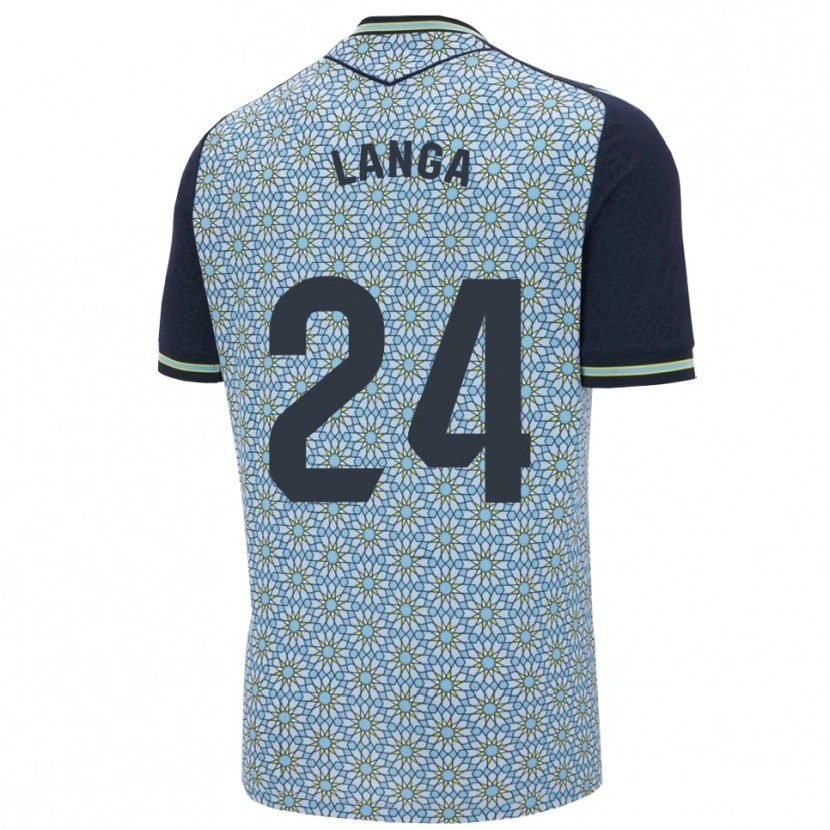 Danxen Men Bruno Langa #24 Blue Navy Away Jersey 2025/26 T-Shirt