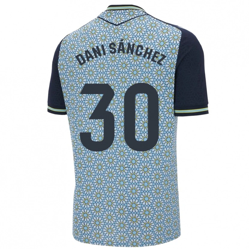 Danxen Men Dani Sánchez #30 Blue Navy Away Jersey 2025/26 T-Shirt
