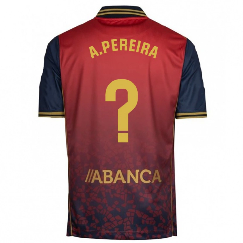 Danxen Men Alejandro Pereira #0 Red Navy Away Jersey 2025/26 T-Shirt