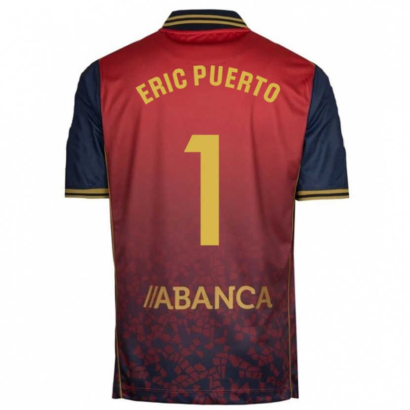 Danxen Men Eric Puerto #1 Red Navy Away Jersey 2025/26 T-Shirt