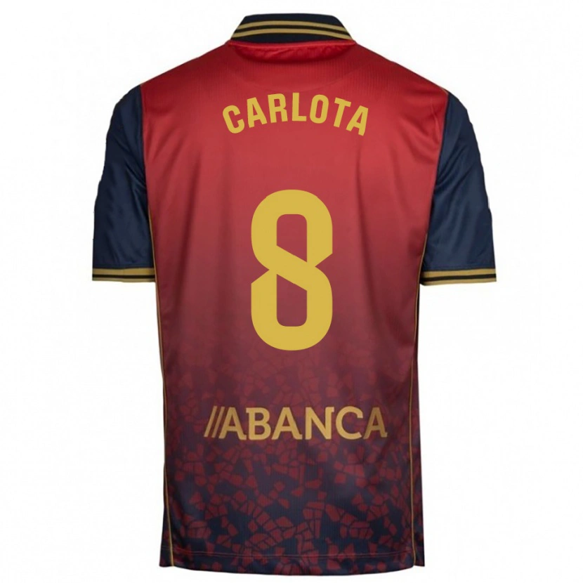 Danxen Men Carlota Sánchez #8 Red Navy Away Jersey 2025/26 T-Shirt