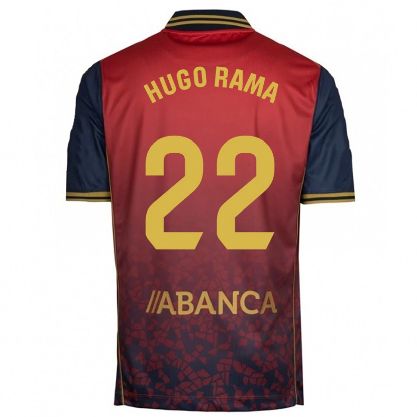 Danxen Men Hugo Rama #22 Red Navy Away Jersey 2025/26 T-Shirt