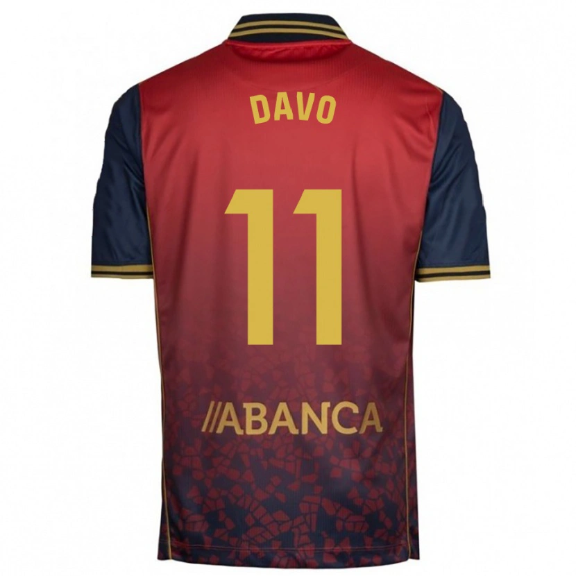 Danxen Men Davo #11 Red Navy Away Jersey 2025/26 T-Shirt