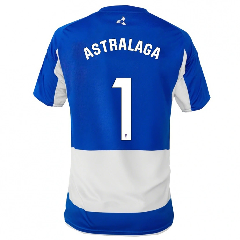 Danxen Men Ander Astralaga #1 Blue White Away Jersey 2025/26 T-Shirt