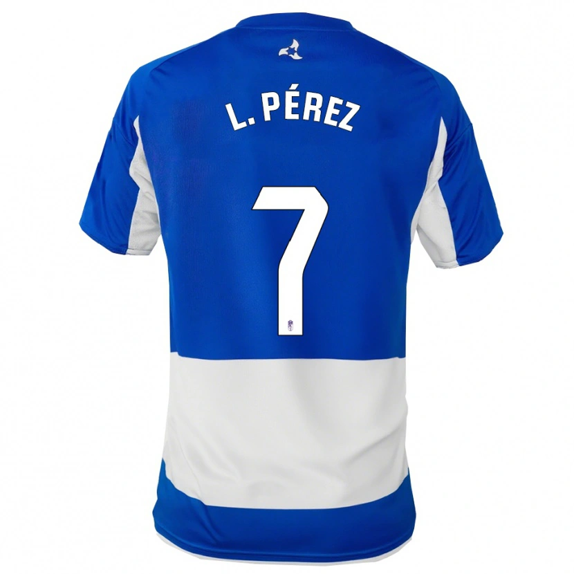 Danxen Men Laura Pérez Martín #7 Blue White Away Jersey 2025/26 T-Shirt