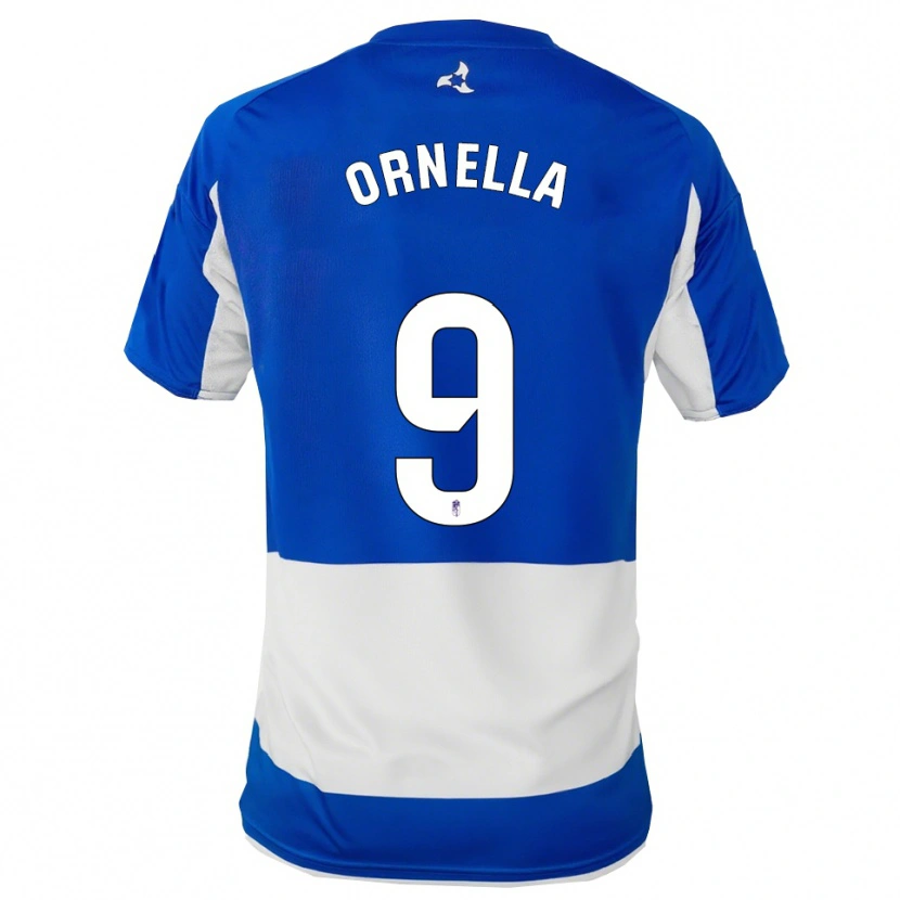 Danxen Men Ornella María Vignola Cabot #9 Blue White Away Jersey 2025/26 T-Shirt