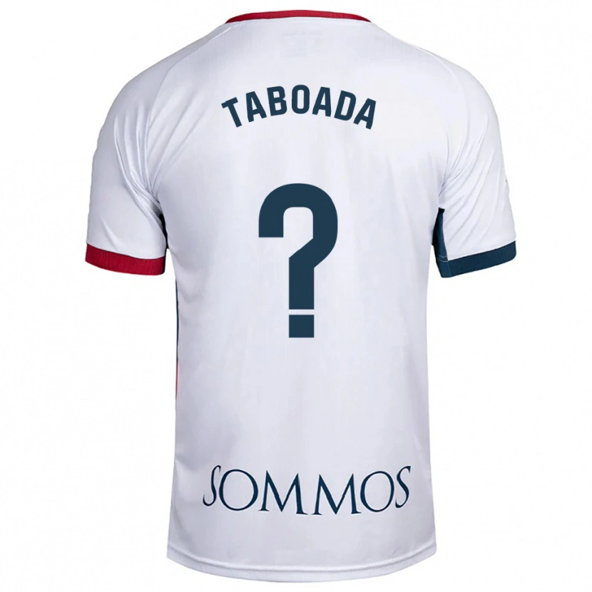 Danxen Men Héctor Taboada #0 White Red Away Jersey 2025/26 T-Shirt
