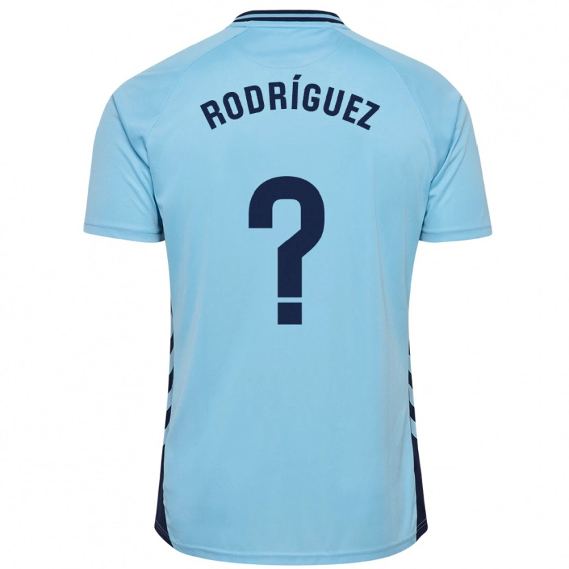 Danxen Men David Rodríguez #0 Sky Blue Away Jersey 2025/26 T-Shirt