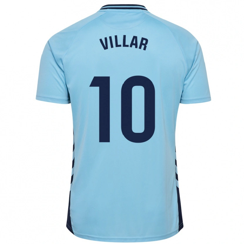 Danxen Men Andy Villar #10 Sky Blue Away Jersey 2025/26 T-Shirt