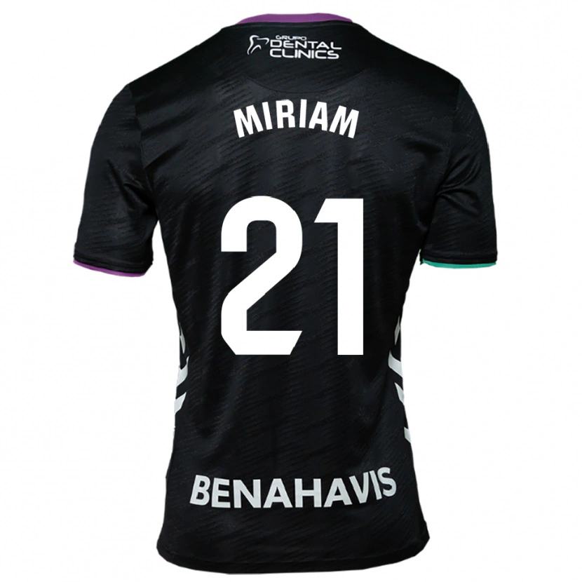 Danxen Men Miriam #21 Black Purple Green Away Jersey 2025/26 T-Shirt