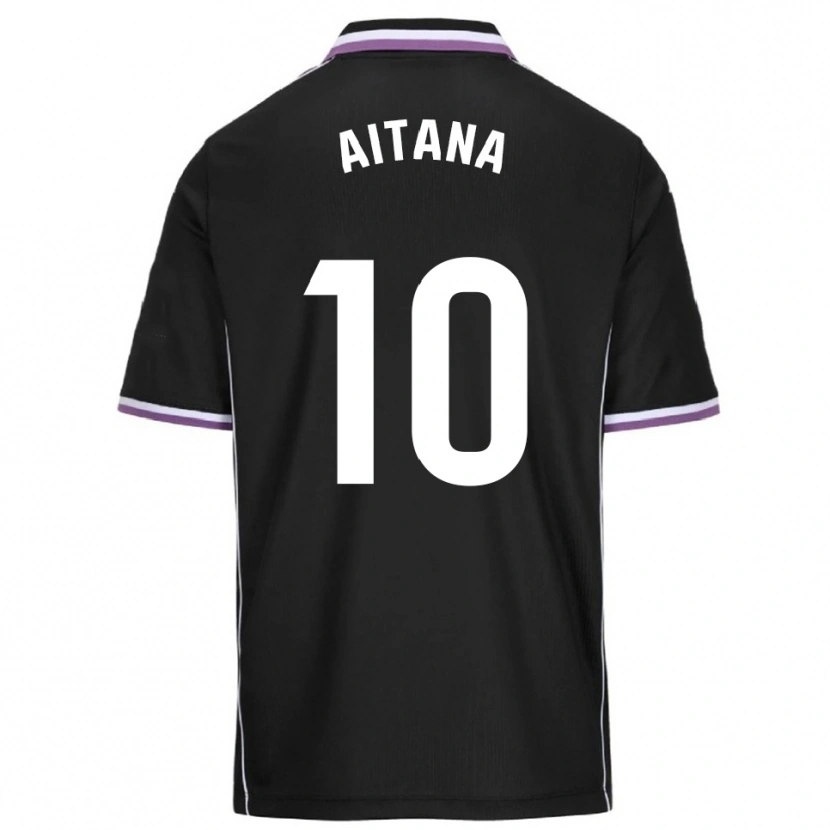 Danxen Men Aitana Ruda Lara #10 Purple Black Away Jersey 2025/26 T-Shirt