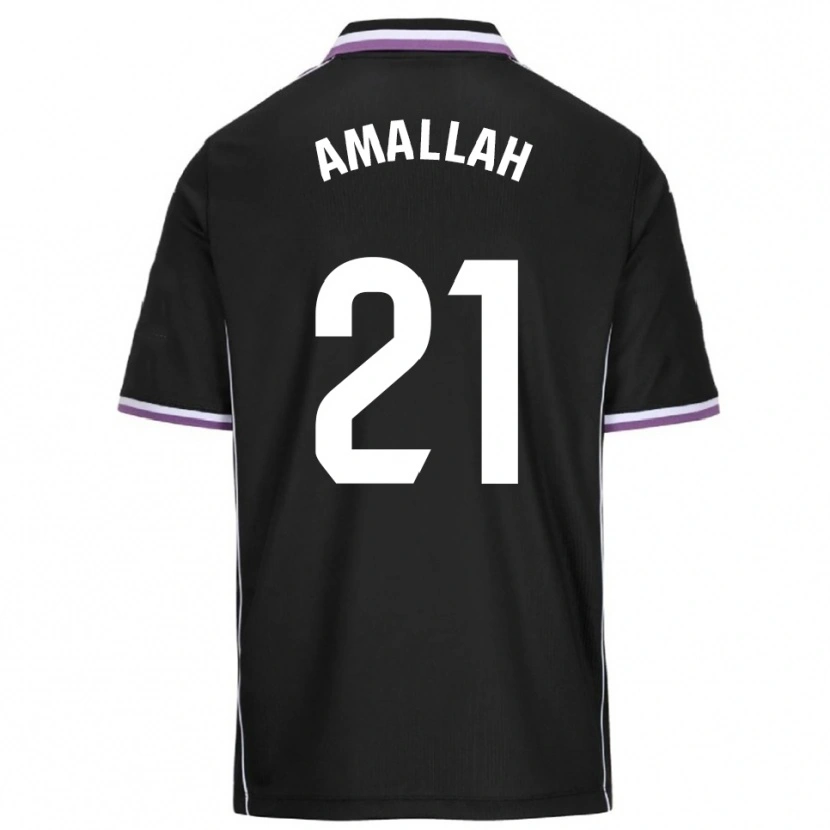 Danxen Men Selim Amallah #21 Purple Black Away Jersey 2025/26 T-Shirt